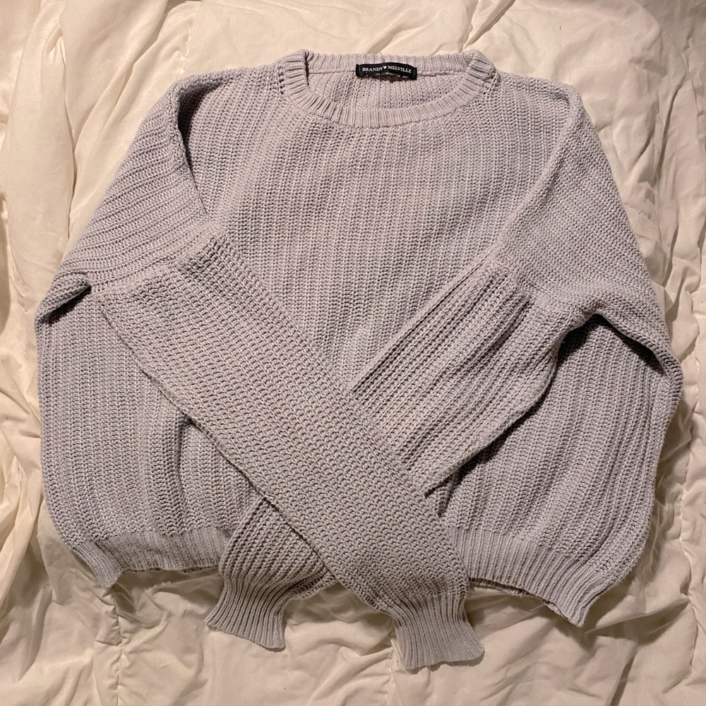 blue brandy melville sweater